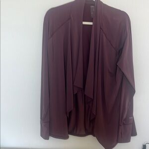 Elegant Women's Jacket in Deep Purple/Burgandy Sz M